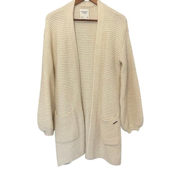 Abercrombie & Fitch Women's Chunky Long Cardigan Sweater Size XS - Picture 1 of 9